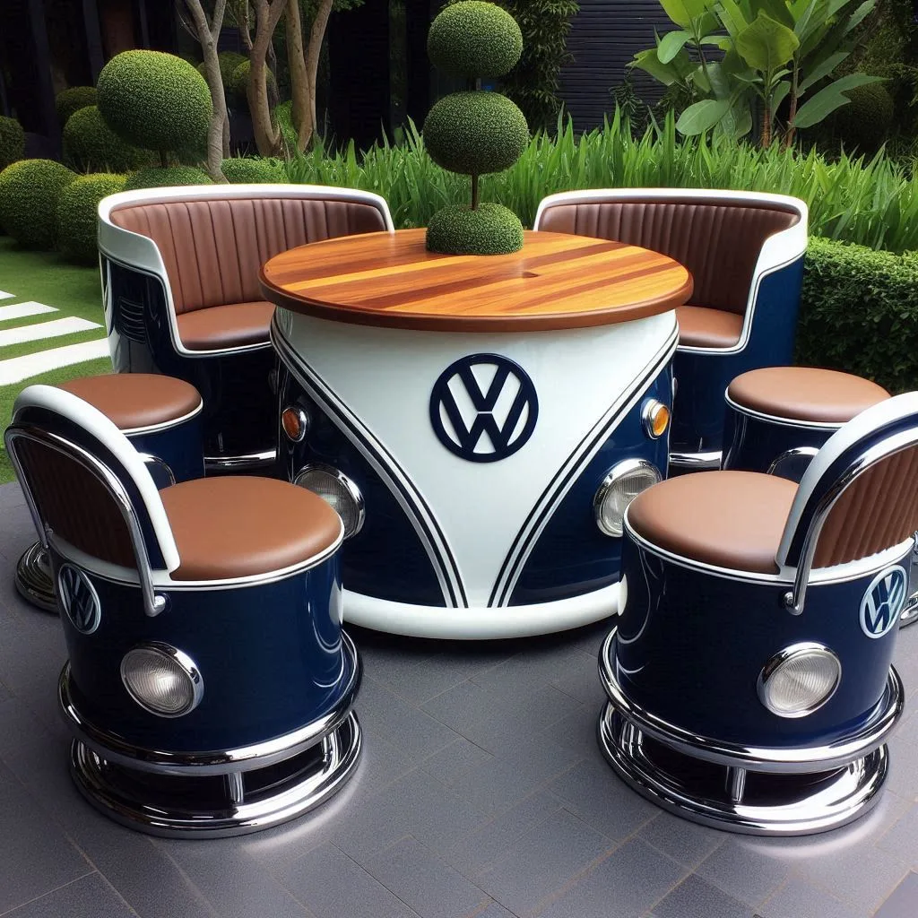 Volkswagen Bus Patio Sets: Design and Functionality for Your Outdoor Space