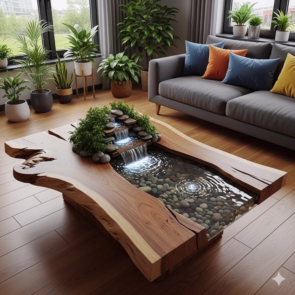 Benefits of Waterfall Coffee Tables
