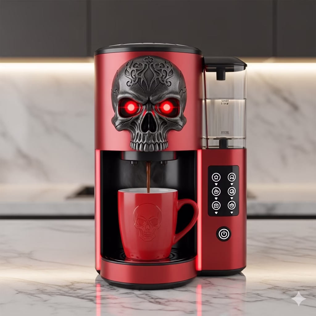 Why Choose a Gothic Skull Coffee Maker?