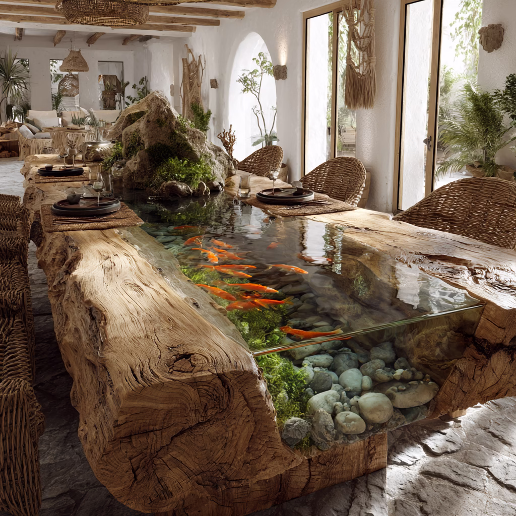 What is a River Wooden Dining Table?