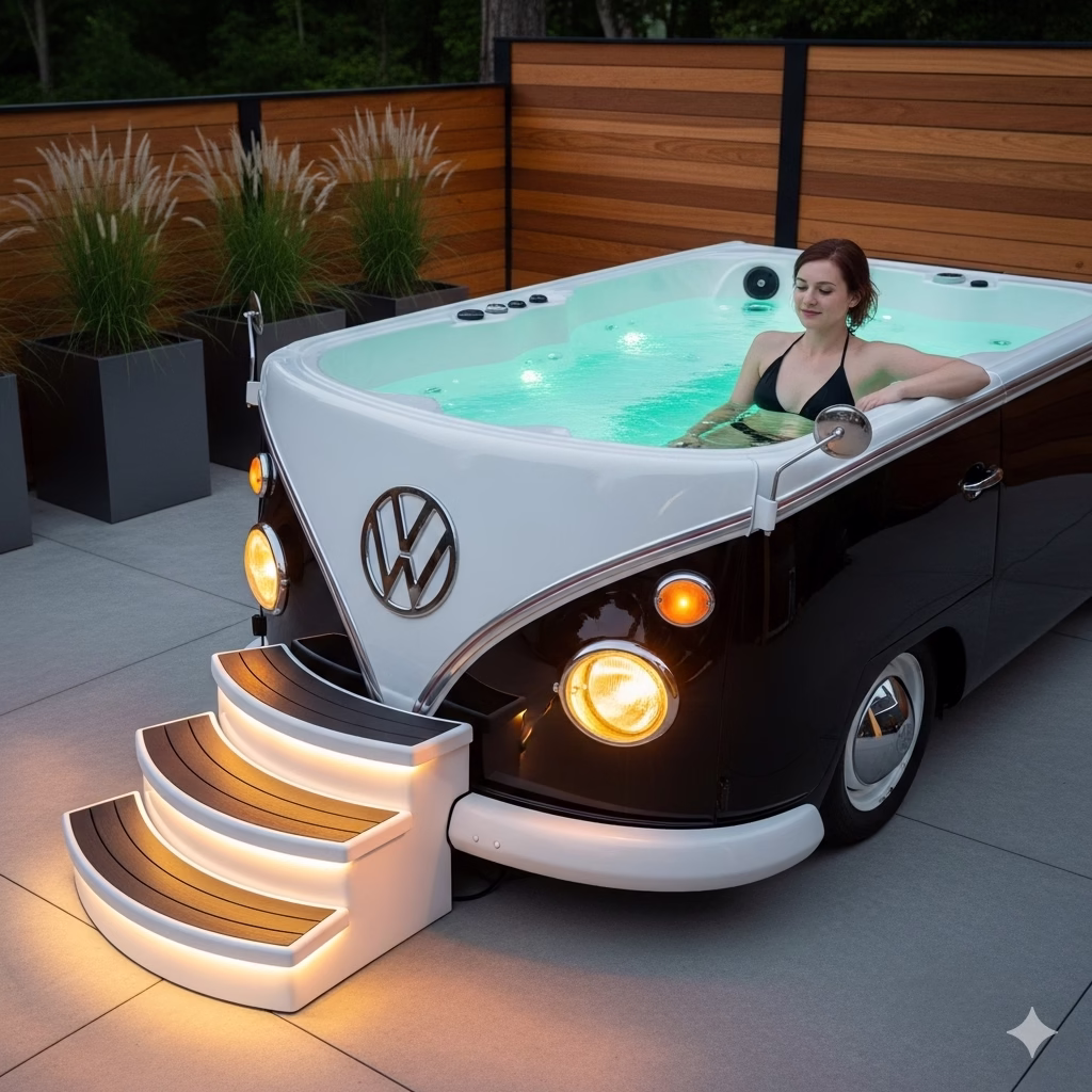 What is a Volkswagen Bus Hot Tub?