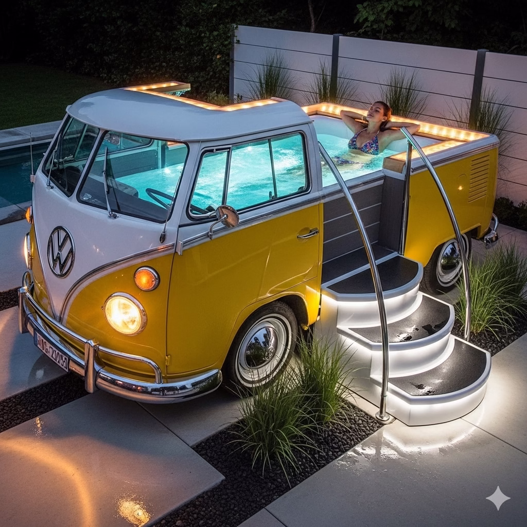 Types of Volkswagen Bus Hot Tubs