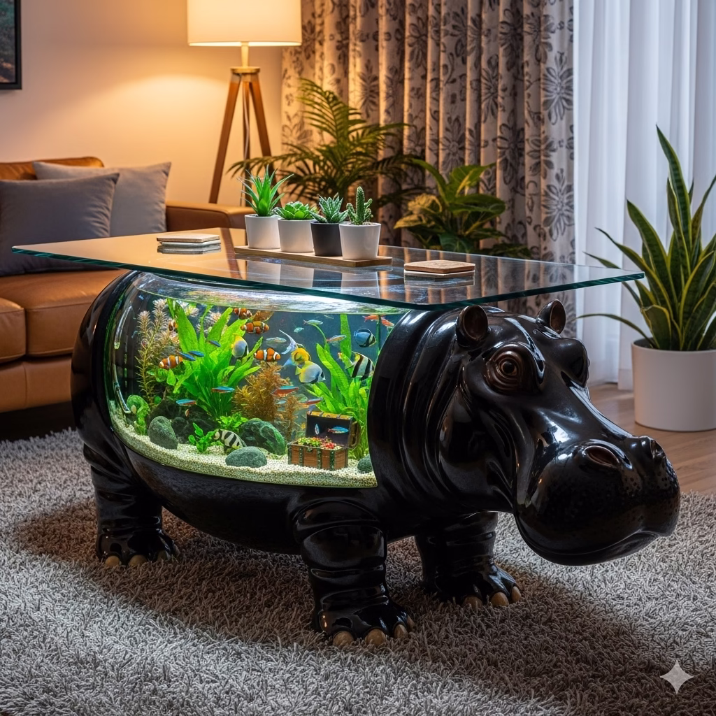 Benefits of Choosing a Hippo Aquarium Coffee Table