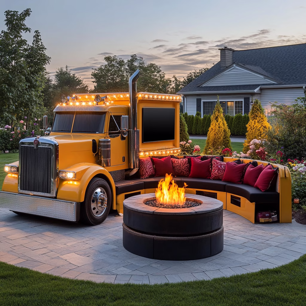 The Appeal of Semi-Truck Conversation Sofas