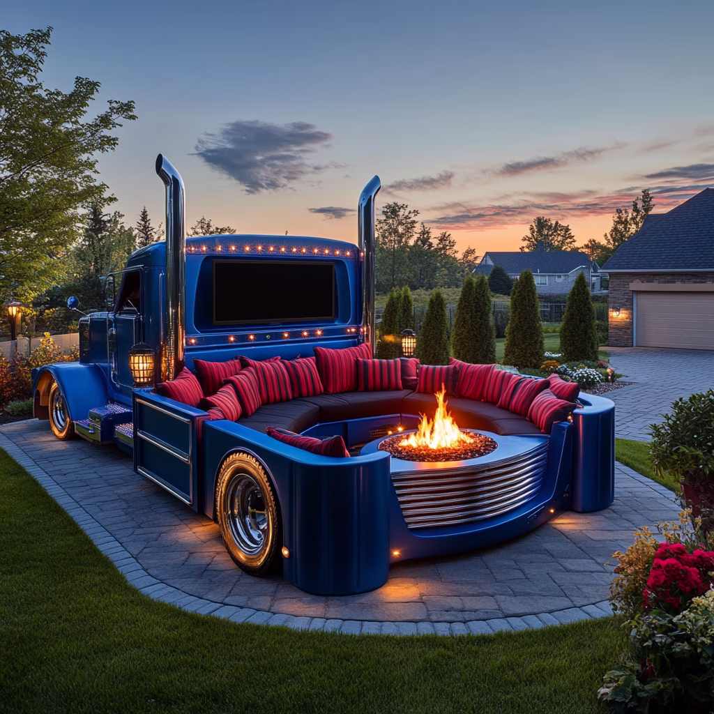 Semi-Truck Conversation Sofa: The Ultimate Guide to Industrial Truck Furniture