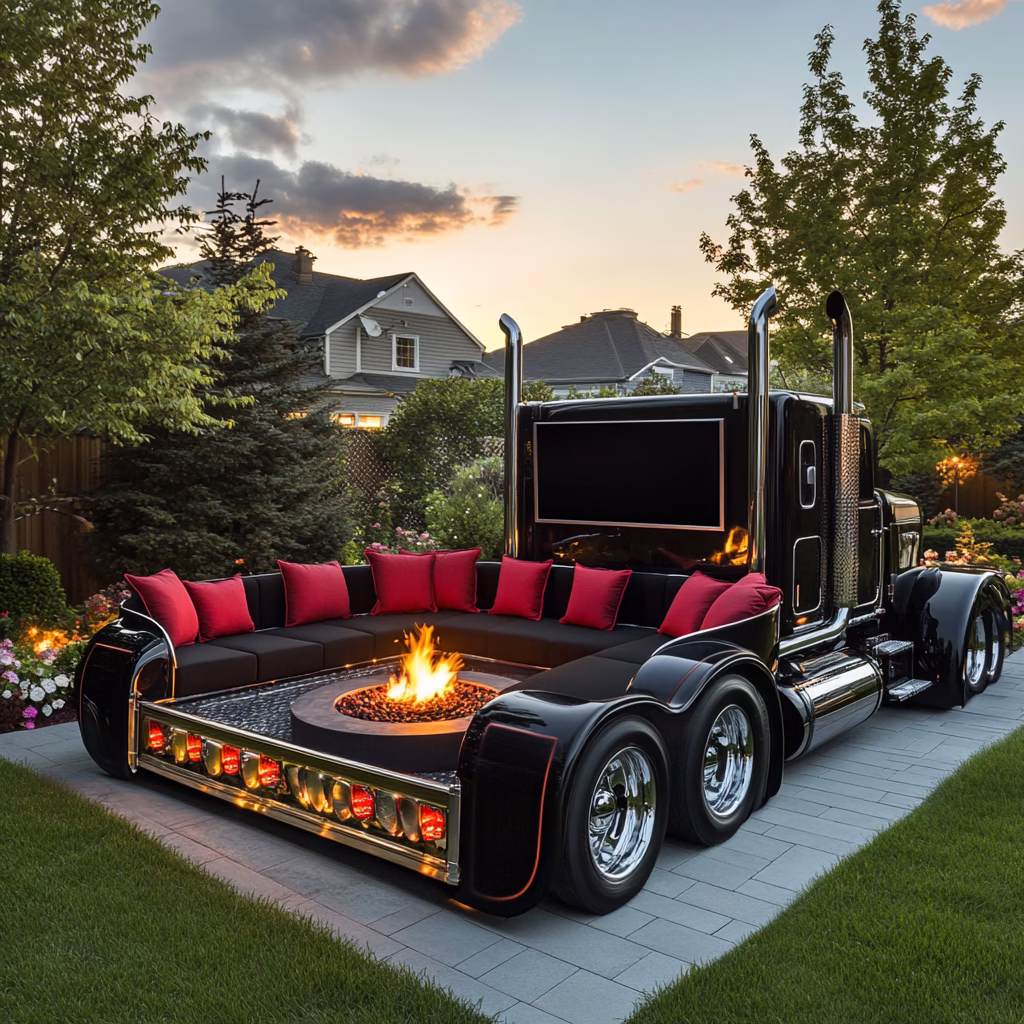 Types of Semi-Truck Conversation Sofas