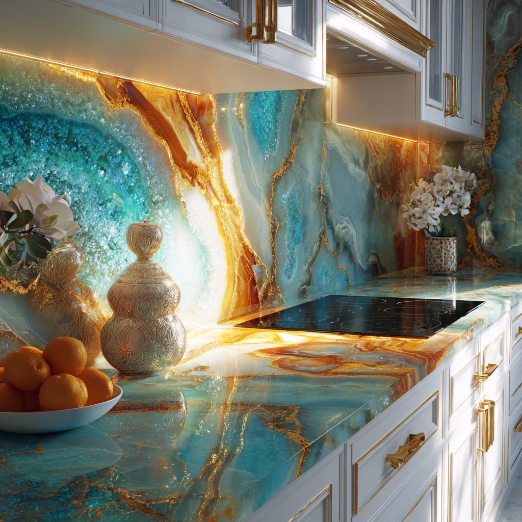 What Are Geode Backsplashes?