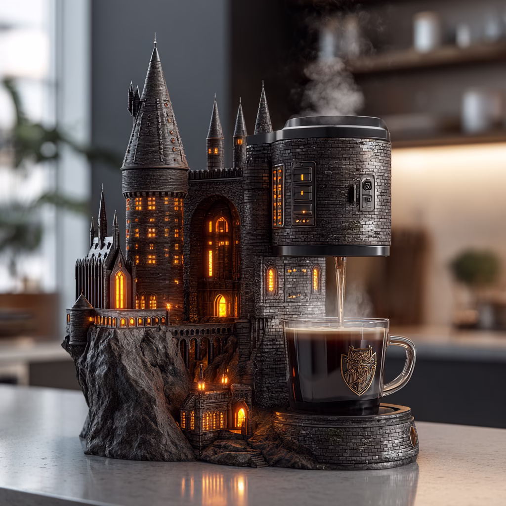 Hogwarts Castle Coffee Maker: Brew Magic Every Morning