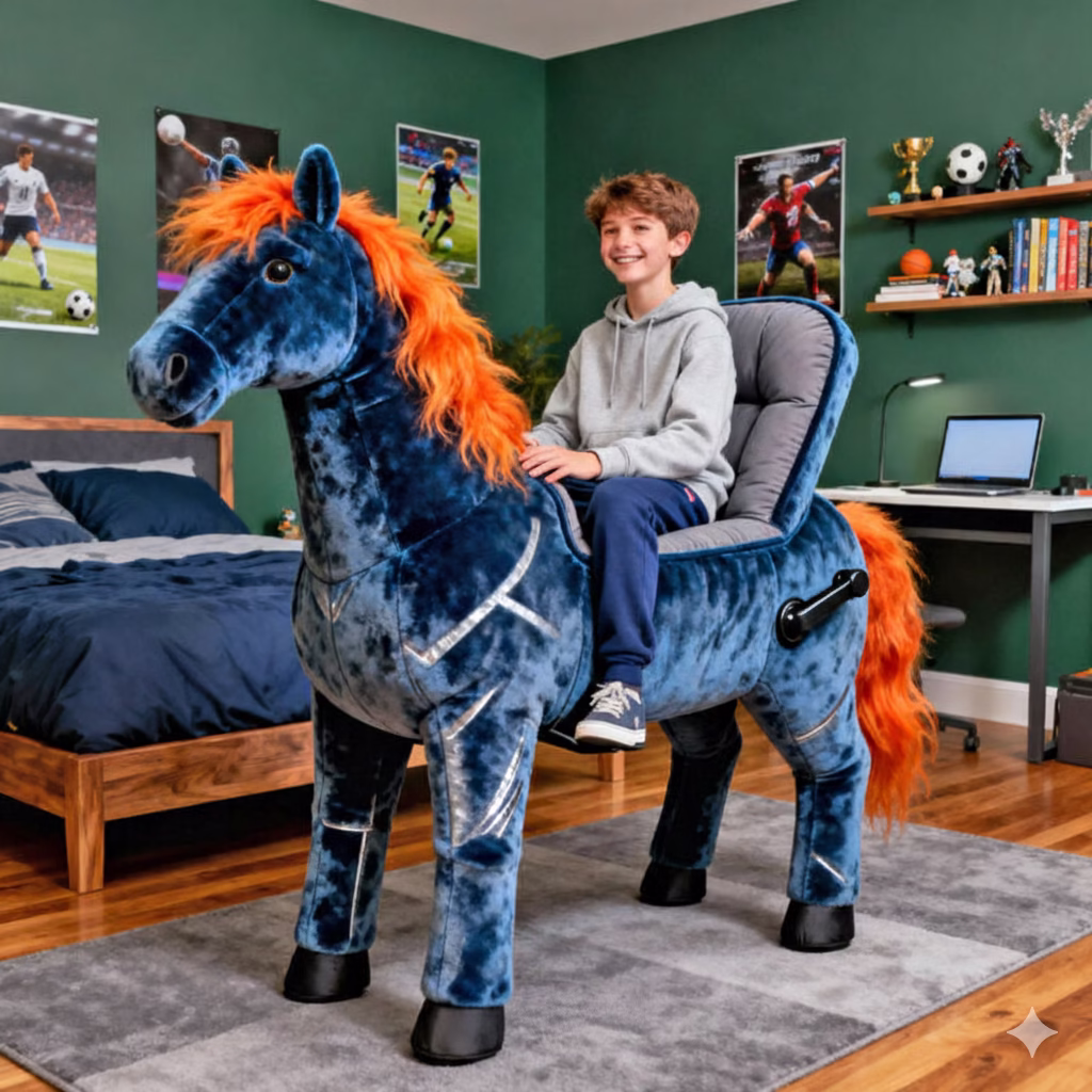 Decorative Horse-Shaped Recliners