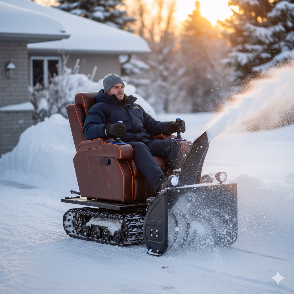 Benefits of Seated Snow Removal