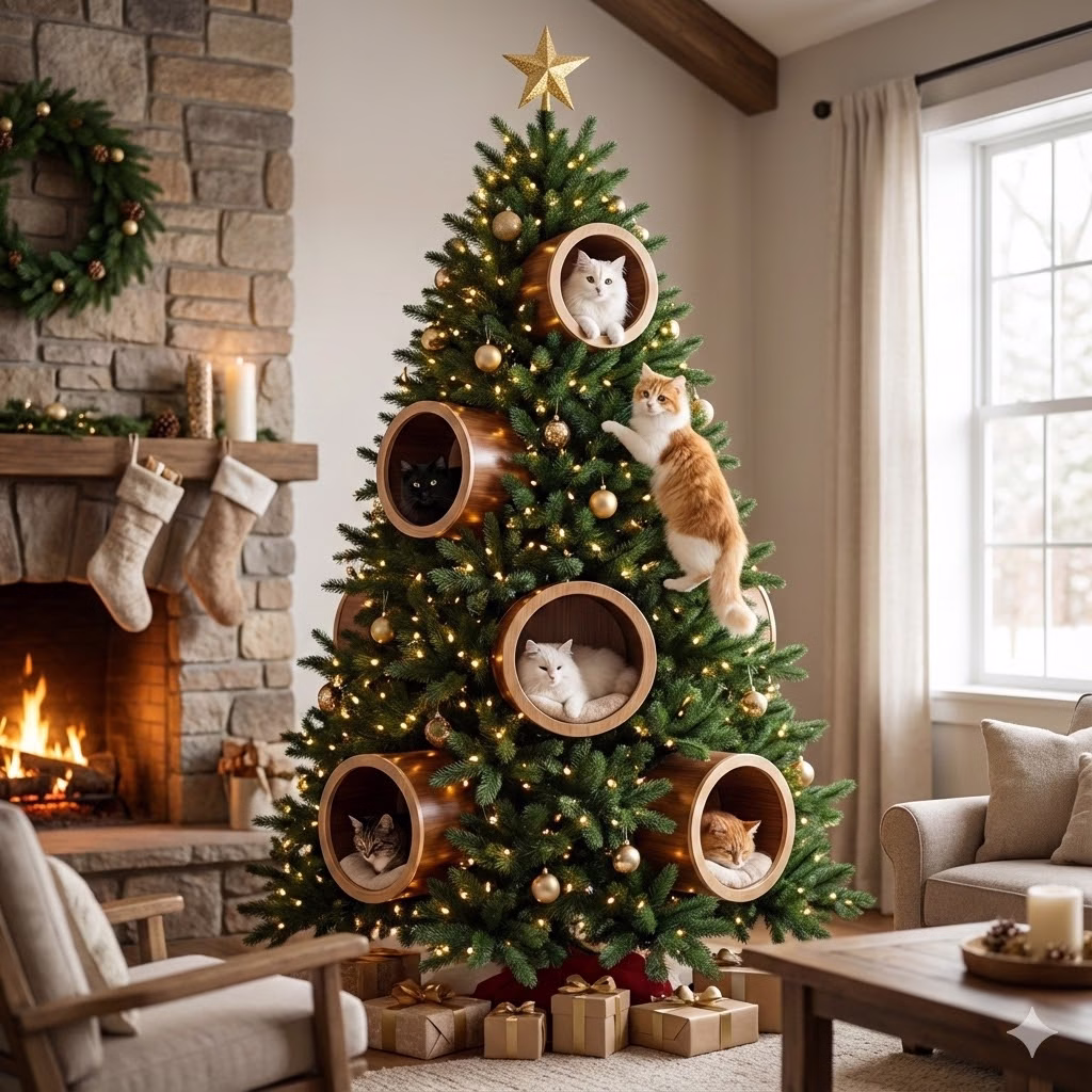 Best Cat Tree Christmas Edition Options by Size