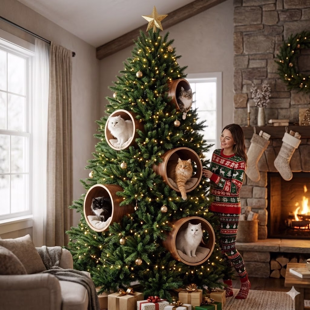 Benefits of a Christmas Cat Tree