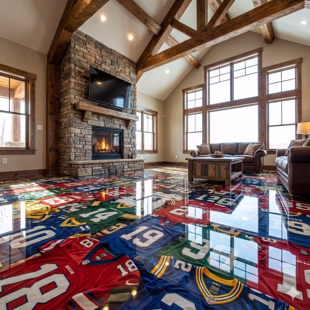 Best Locations for Football Jersey Epoxy Floors