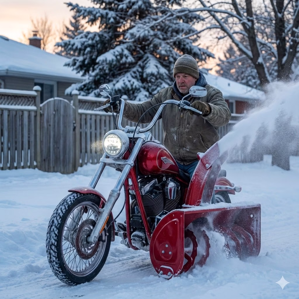 Popular Motorcycle Snow Blower Projects and Videos