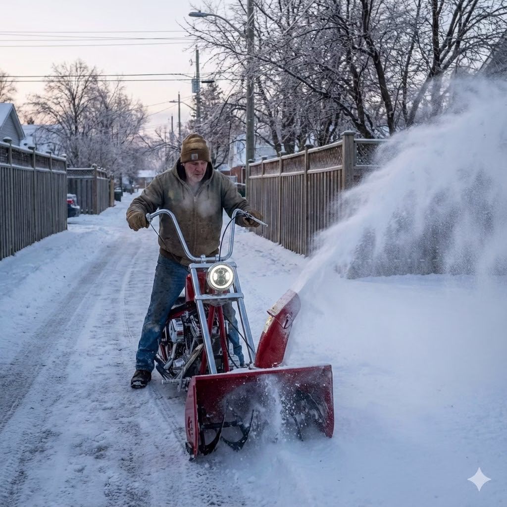Types of Motorcycle Snow Blower Configurations