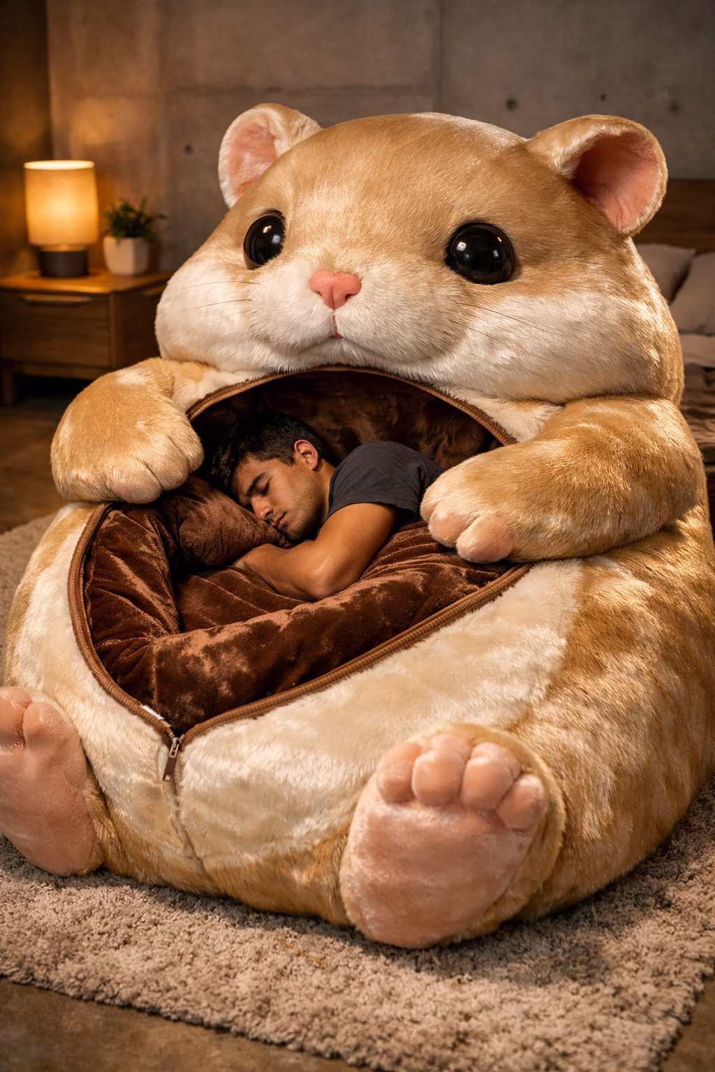 Hamster Shaped Sleeping Bag: The Cutest Way to Sleep and Snuggle
