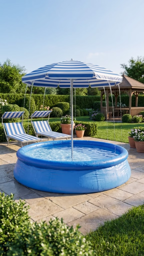 Umbrella Shower Pool: The Perfect Backyard Oasis for Fun and Refreshment