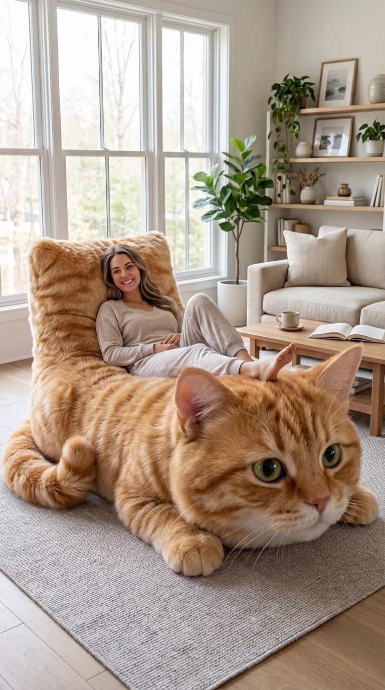 Walking Cat Recliner: Purr-fect Comfort Meets Feline Fantasy