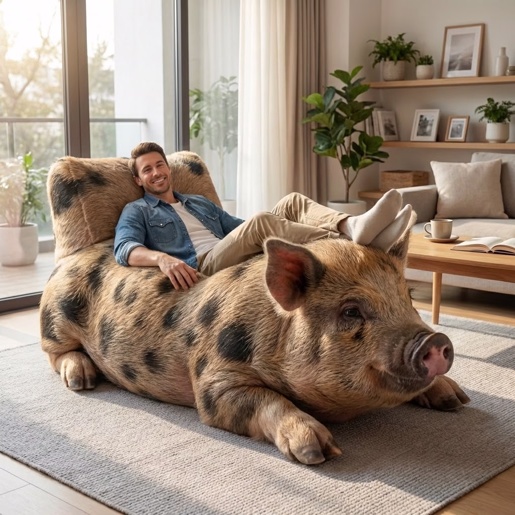 The Walking Pig Recliner: A Whimsical Revolution in Comfort and Design