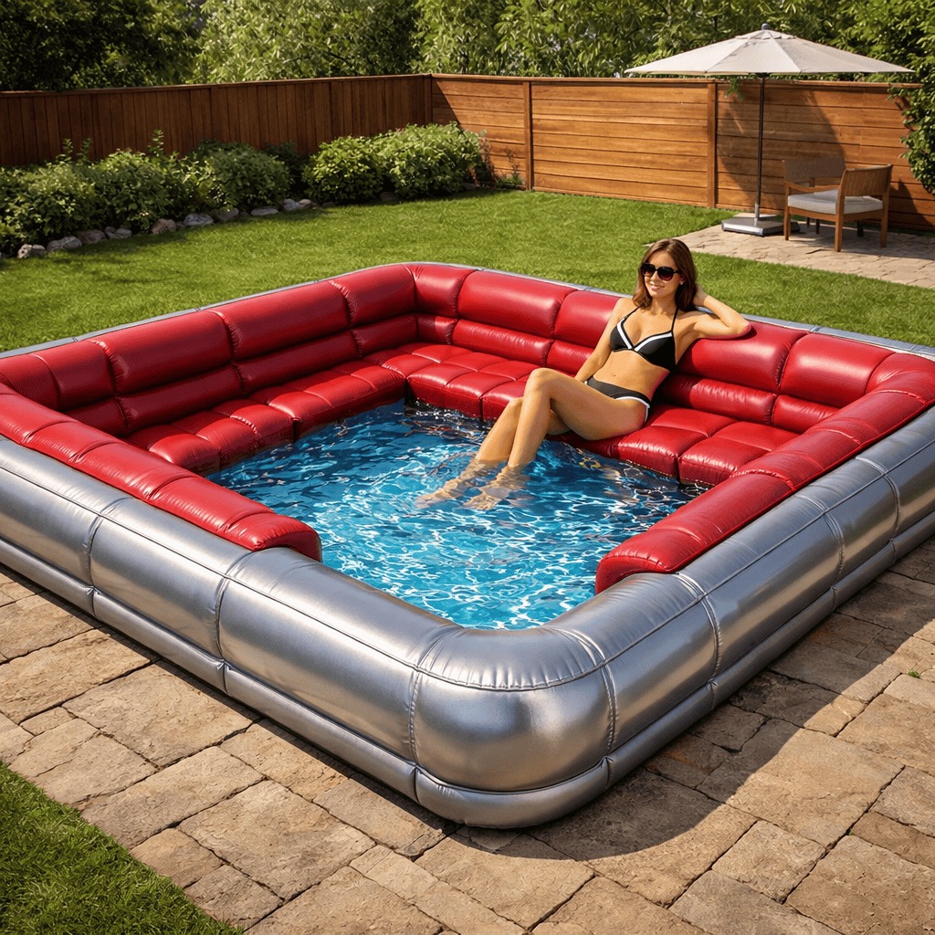 What Is a Giant Inflatable Sofa Pool?