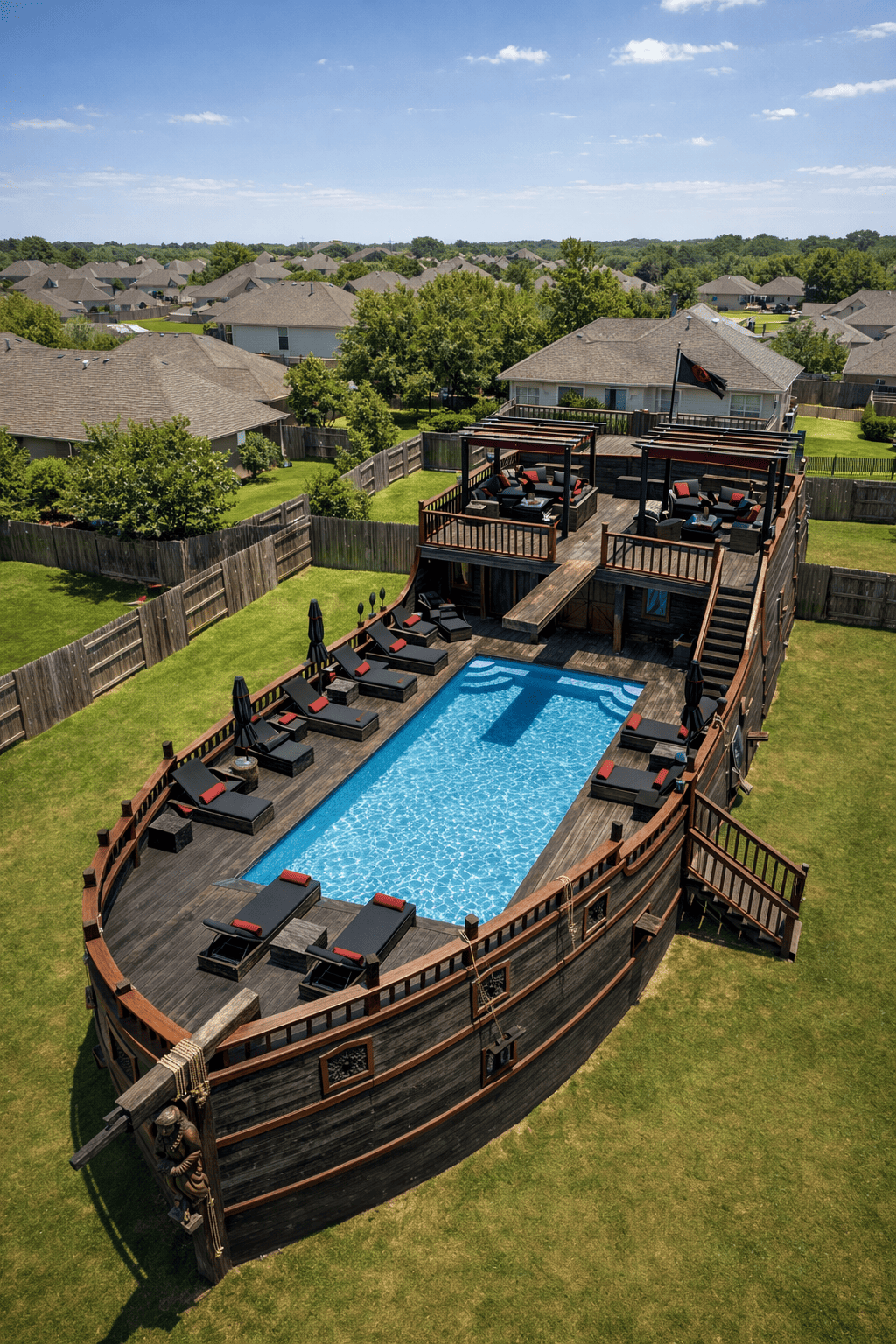 Pirate Ship Pool: Set Sail for Backyard Adventure