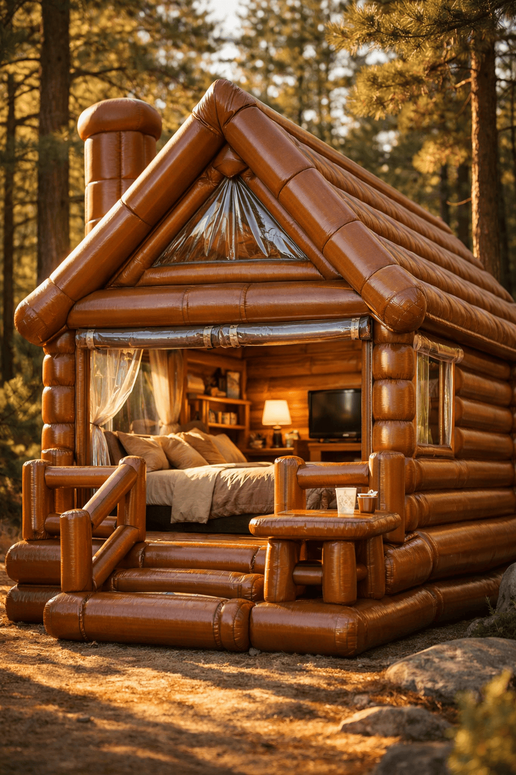 What Is a Giant Inflatable Cabin?