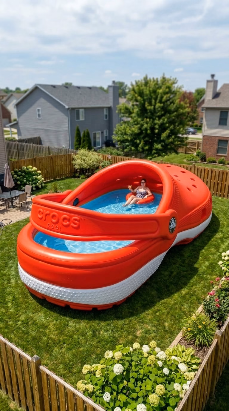 Where to Buy a Giant Inflatable Crocs Pool