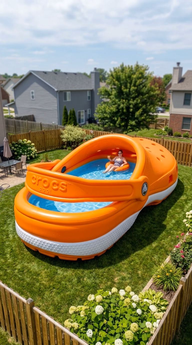 Why the Giant Inflatable Crocs Pool Is Trending in 2026
