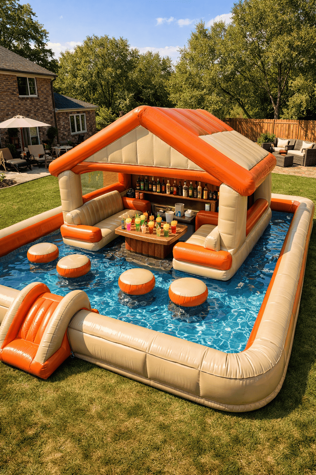 Ideal for Resort-Style Backyard Living