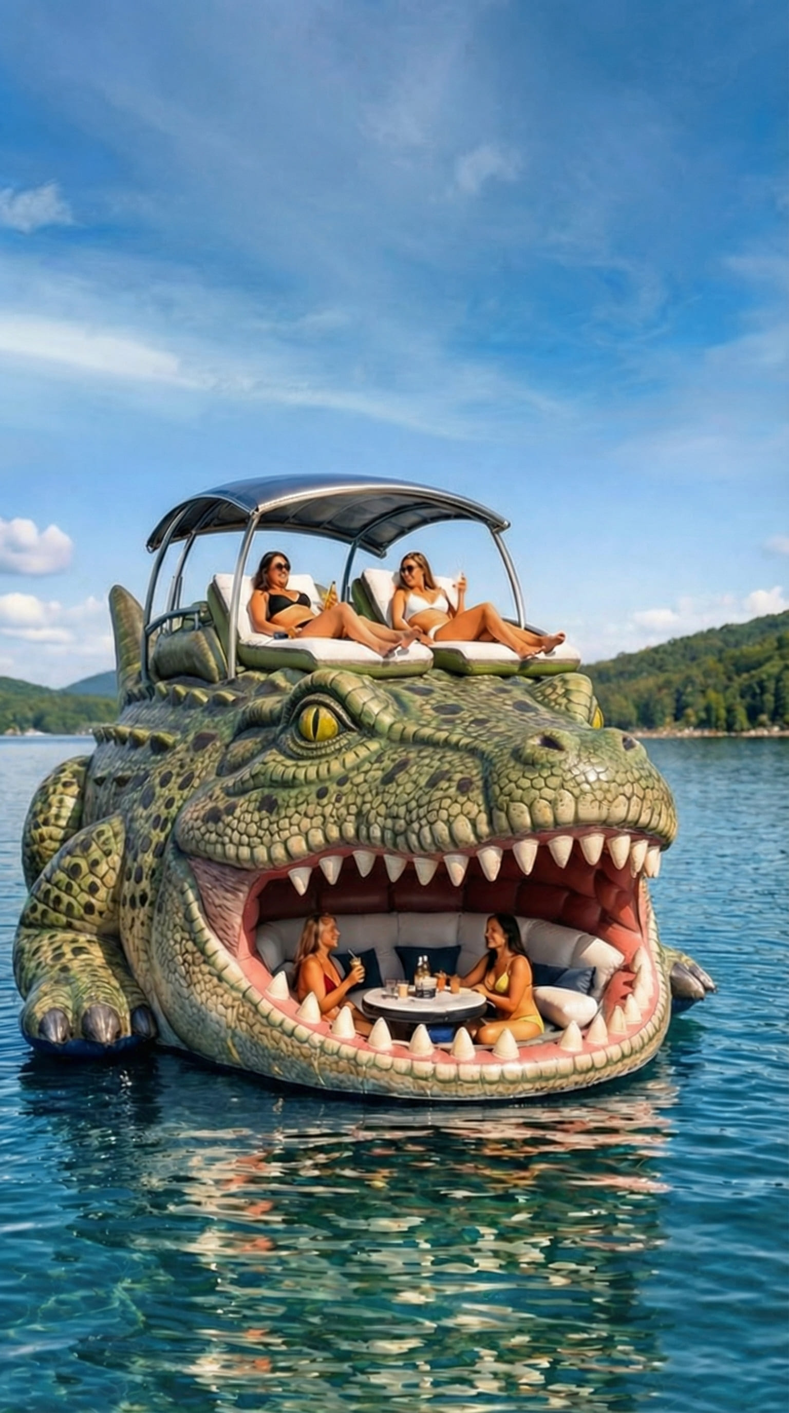 Inflatable Animal Luxury Float: Premium Comfort Meets Wild Style