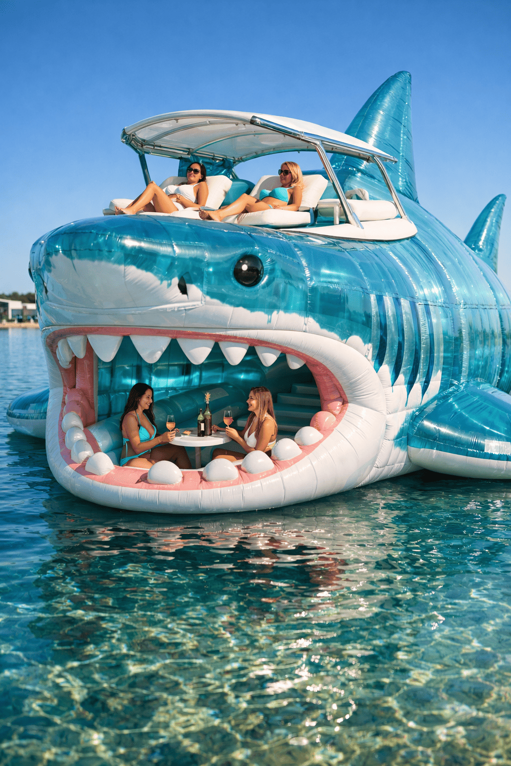 What Is an Inflatable Shark Luxury Float?