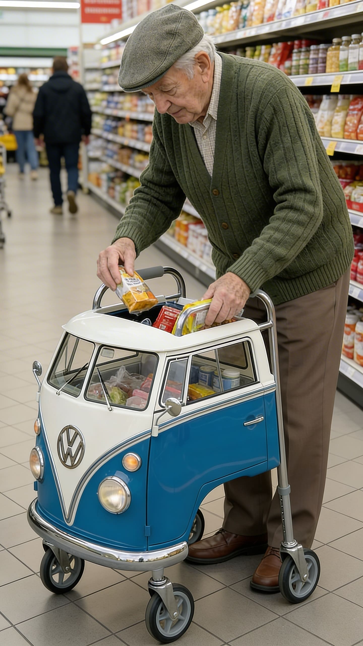 Volkswagen Hippy Bus Walker: Rolling into Childhood with Retro Style