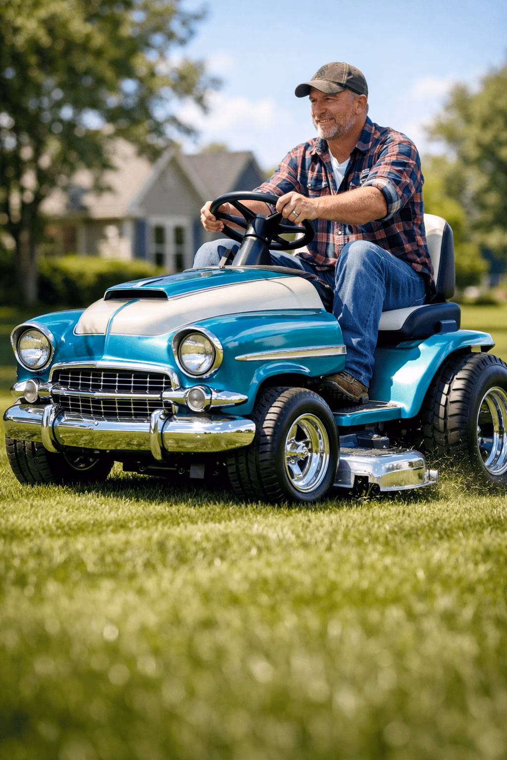 What Is a Classic Car Lawn Mower?
