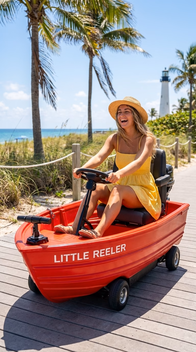 Using Your Fishing Boat Mobility Scooter at the Waterside