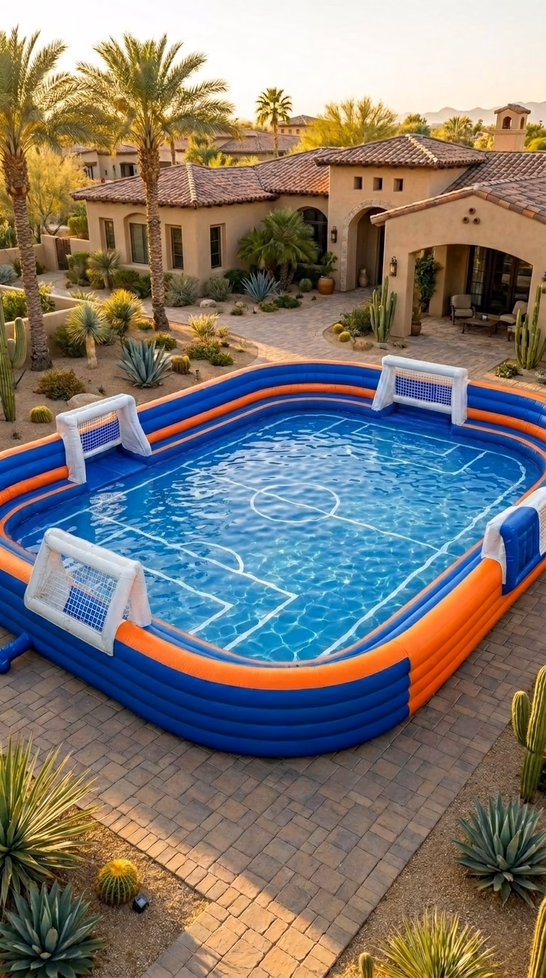 What Is an Inflatable Football Stadium Pool?