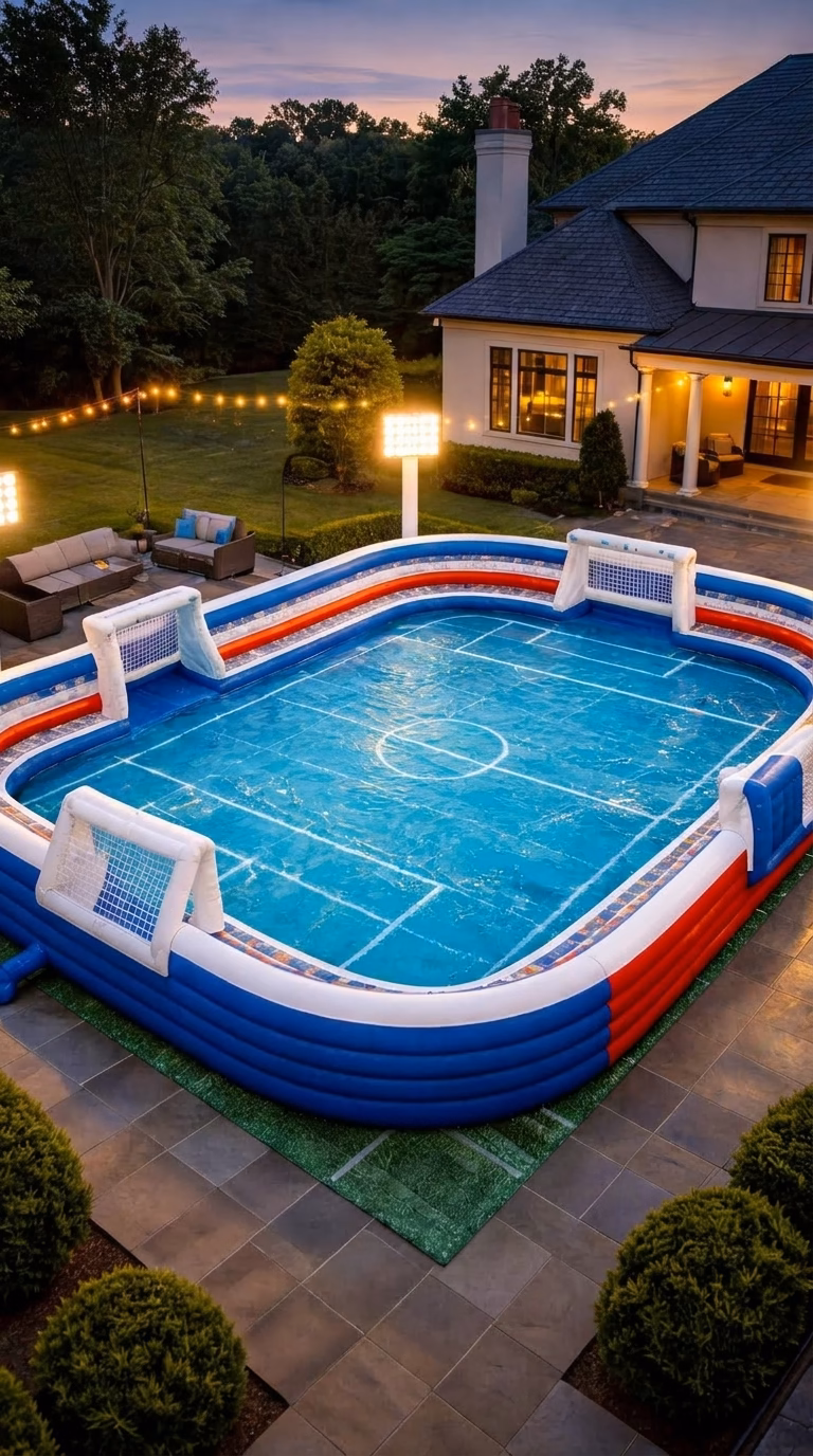 Best Places to Set Up an Inflatable Football Stadium Pool
