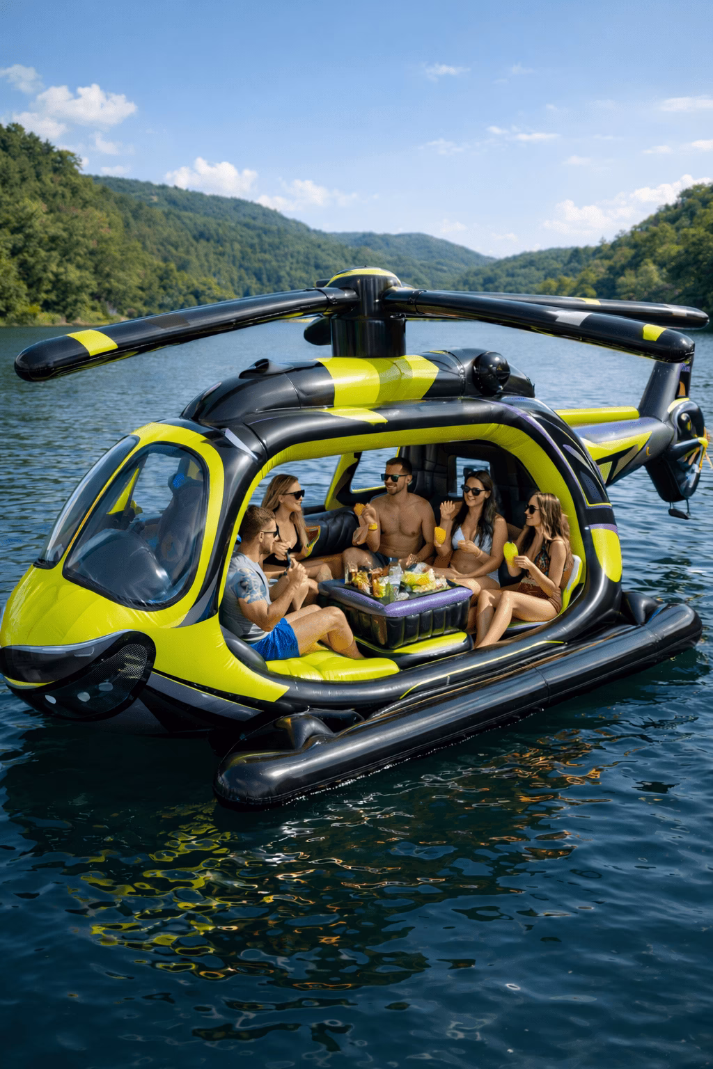 What Is an Inflatable Helicopter Lounger?