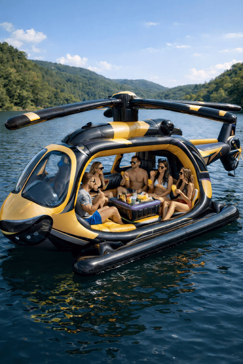 Why the Inflatable Helicopter Lounger Is a Must-Have