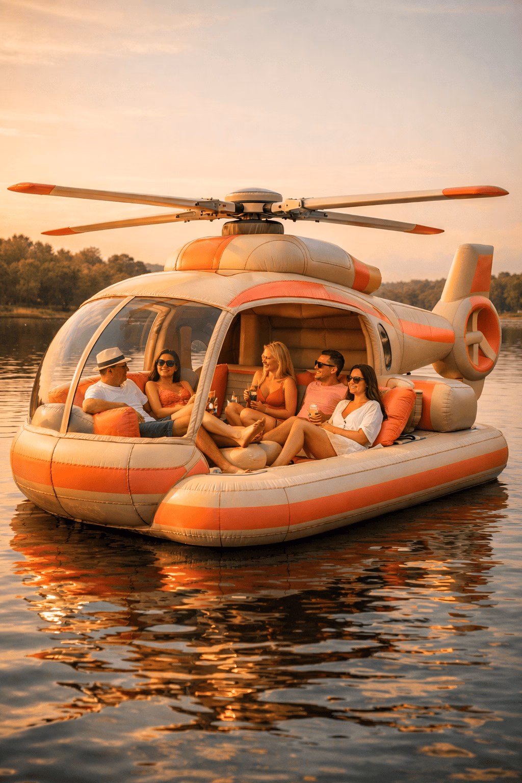 How to Use Your Inflatable Helicopter Lounger