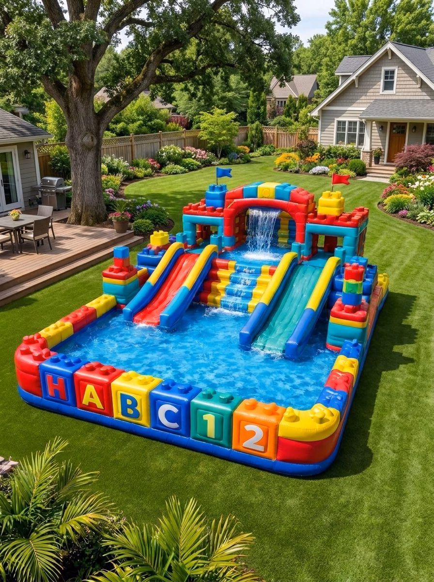 What Is an Inflatable Water Playground?