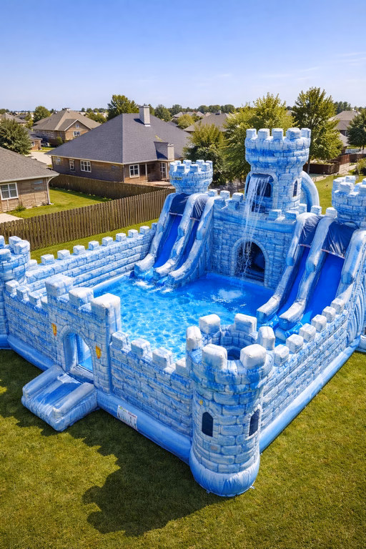 Giant Inflatable Castle Pool – The Ultimate Backyard Water Park Experience