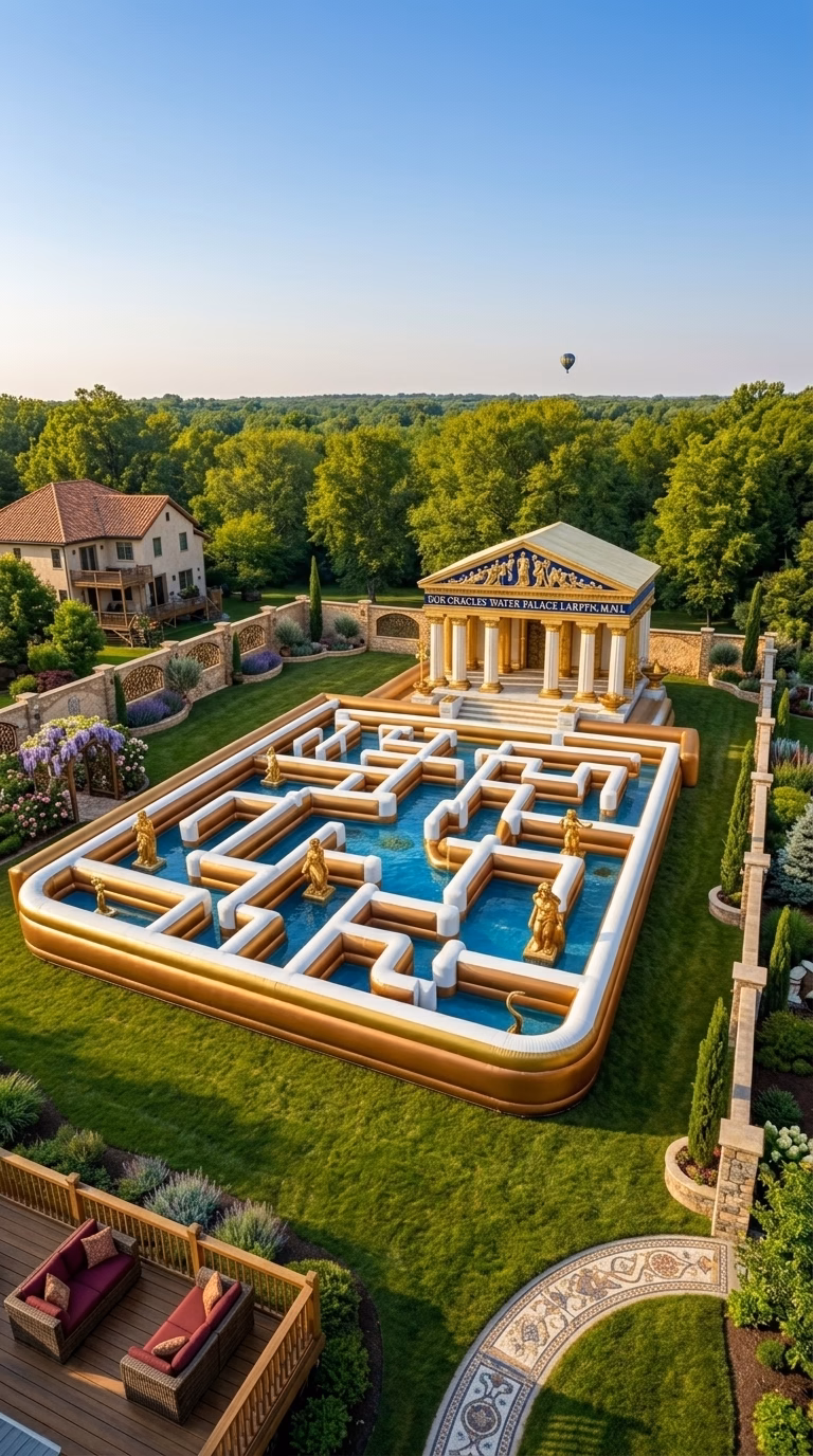 What Is an Inflatable Maze Pool?