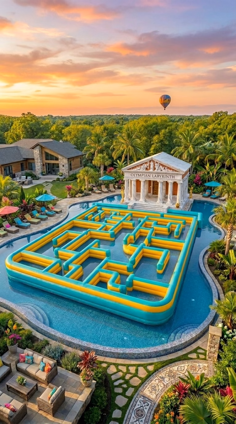 Key Features to Look for in an Inflatable Maze Pool